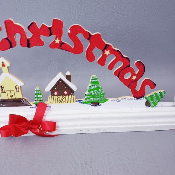 Vintage House of Lloyd Christmas Around the World Merry Christmas Taper Holder - Picture 7 of 16